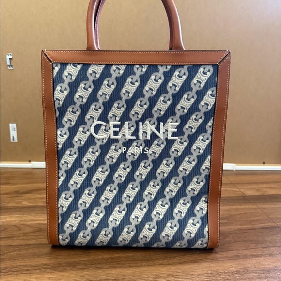 Celine Tan and Blue Tote - Picture 2 of 9